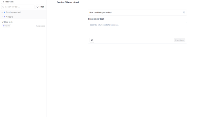 Screenshot of Pondeo Chat